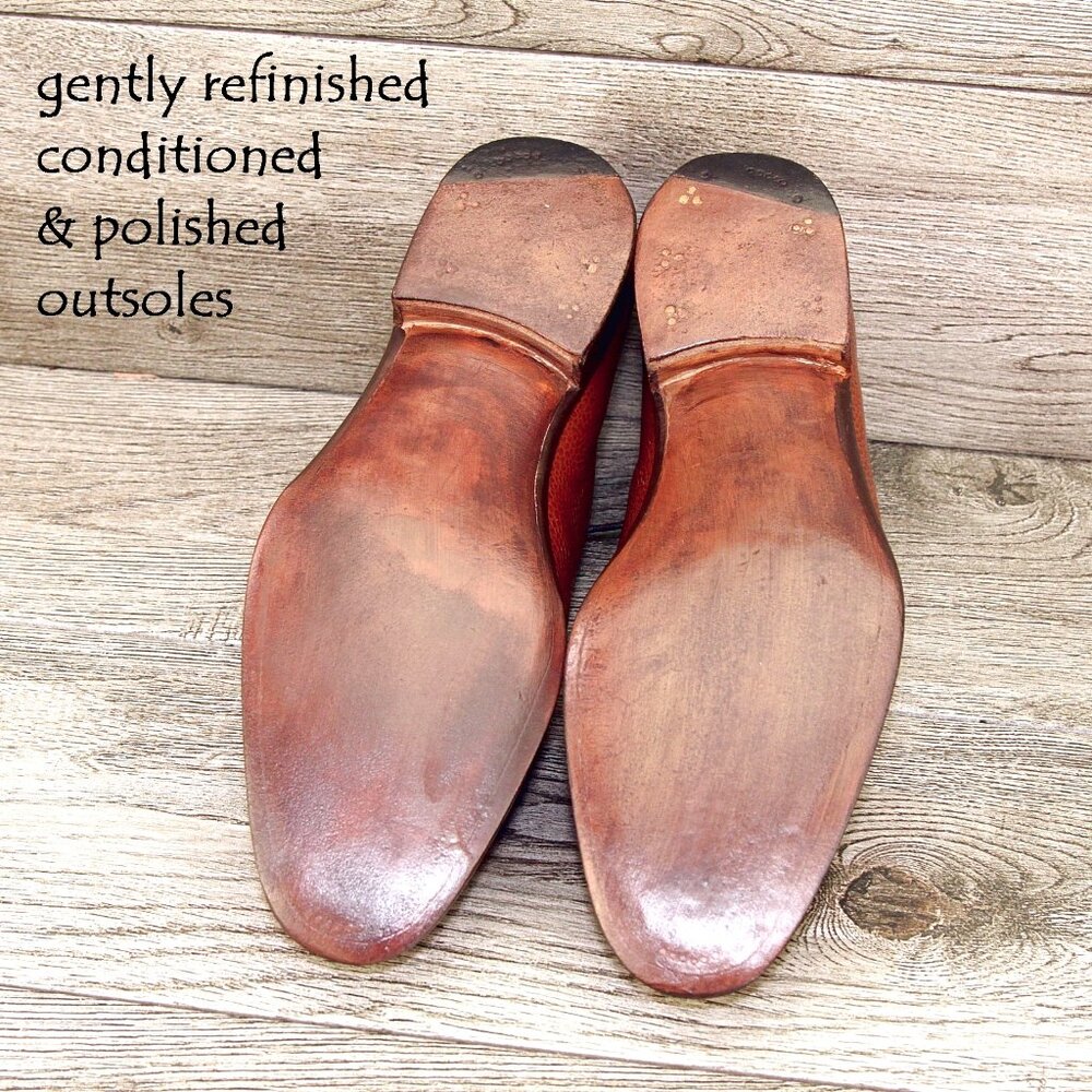 $579 Handmade VASS Shoes Norweger (EU40) - US 7 M - Cognac w/ Lasted Vass Trees - Picture 5 of 16